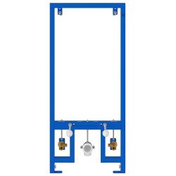 Cadre de montage dissimulé pour bidet 50x112-136 cm Acier 