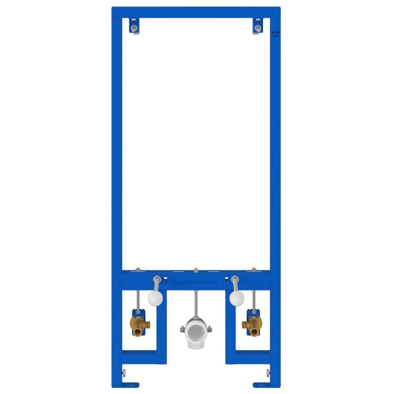 Cadre de montage dissimulé pour bidet 50x112-136 cm Acier 