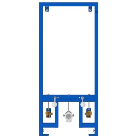 Cadre de montage dissimulé pour bidet 50x112-136 cm Acier 