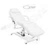 Table de massage Blanc 180x62x(87-112) cm 