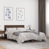 Cadre de lit sans matelas chêne marron 120x200 cm 