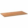 Dessus de table marron clair bois chêne massif rectangulaire 