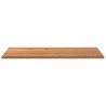 Dessus de table marron clair bois chêne massif rectangulaire 