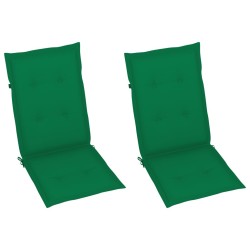 Chaise à bascule avec coussin bambou 