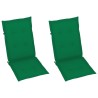 Chaise à bascule avec coussin bambou 