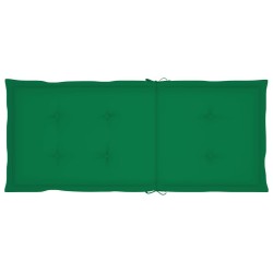 Chaise à bascule avec coussin bambou 