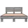 Cadre de lit sans matelas sonoma gris 120x200 cm 