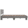 Cadre de lit sans matelas sonoma gris 120x200 cm 