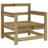 Salon de jardin 7 pcs bois de pin imprégné 