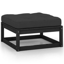 Salon de jardin 4 pcs avec coussins Bois de pin massif 