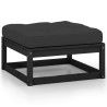 Salon de jardin 4 pcs avec coussins Bois de pin massif 