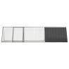 Clapier Anthracite 302,5x80,5x71 cm Acier galvanisé 