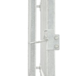 Chenil d'extérieur avec toit pour chiens 150x150x200 cm 