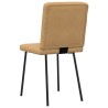 Chaises à manger lot de 4 marron velours 