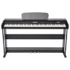 Piano numérique avec pédales 88 touches Noir Panneau mélamine   