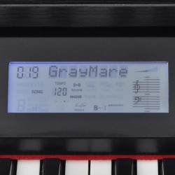 Piano numérique avec pédales 88 touches Noir Panneau mélamine   