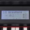 Piano numérique avec pédales 88 touches Noir Panneau mélamine   