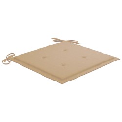 Chaises pliables d'extérieur lot de 8 et coussins Bois d'acacia 