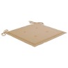 Chaises pliables d'extérieur lot de 8 et coussins Bois d'acacia 