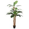 Bananier artificiel 19 feuilles 180 cm vert 