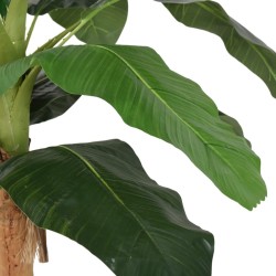 Bananier artificiel 19 feuilles 180 cm vert 