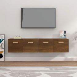 Armoires murales 2pcs Chêne brun 80x35x36,5cm Bois d'ingénierie 
