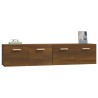 Armoires murales 2pcs Chêne brun 80x35x36,5cm Bois d'ingénierie 
