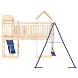 Aire de jeux d'extérieur bois de pin massif 