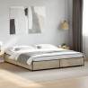 Cadre de lit sans matelas chêne sonoma 200x200 cm 