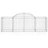 Paniers à gabions arqués 7 pcs 200x50x60/80 cm Fer galvanisé 