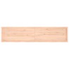 Dessus de table 220x50x(2-6) cm bois de chêne massif non traité 