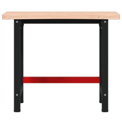 Établi 100x(55-60)x83 cm bois massif de hêtre 