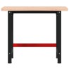 Établi 100x(55-60)x83 cm bois massif de hêtre 