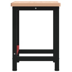 Établi 100x(55-60)x83 cm bois massif de hêtre 
