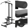 Tour de musculation avec jeu d'haltères et poids 60,5 kg 