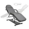 Table de massage Gris 180x62x(87-112) cm 