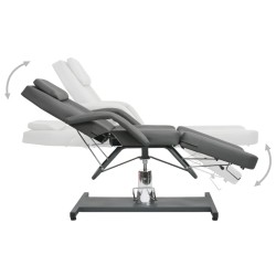 Table de massage Gris 180x62x(87-112) cm 