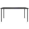 Mobilier de salle à manger d'extérieur 9 pcs Acier 