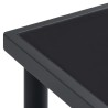 Mobilier de salle à manger d'extérieur 9 pcs Acier 