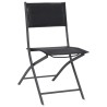 Mobilier de salle à manger d'extérieur 9 pcs Acier 