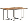 Ensemble à manger de jardin et coussins 7 pcs gris rotin 