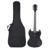 Guitare électrique pour débutants avec sac noir 4/4 39" 
