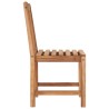 Chaises de jardin lot de 4 avec coussins Bois de teck massif 
