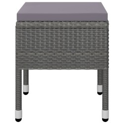 Ensemble à manger de jardin 7 pcs Gris 