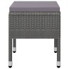 Ensemble à manger de jardin 7 pcs Gris 