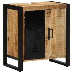 Cabinet salle de bain 55x35x60 cm en bois massif 