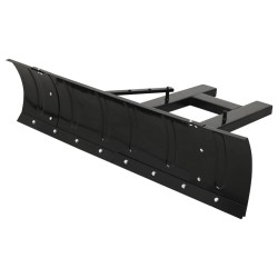 Chasse-neige pour chariot élévateur 150x38 cm Noir 