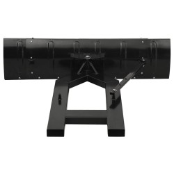 Chasse-neige pour chariot élévateur 150x38 cm Noir 