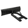 Chasse-neige pour chariot élévateur 150x38 cm Noir 