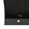 Chasse-neige pour chariot élévateur 150x38 cm Noir 